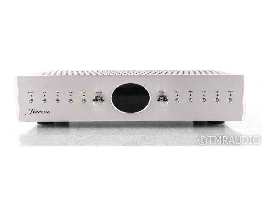 Herron Audio VTSP-2 (r02) Stereo Tube Preamplifier; Remote; Silver; VTSP2R02 (41746)