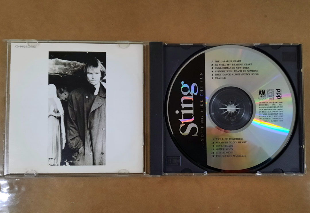 Sting – ...Nothing Like The Sun 1987 NM PROMO COMPACT D... 3