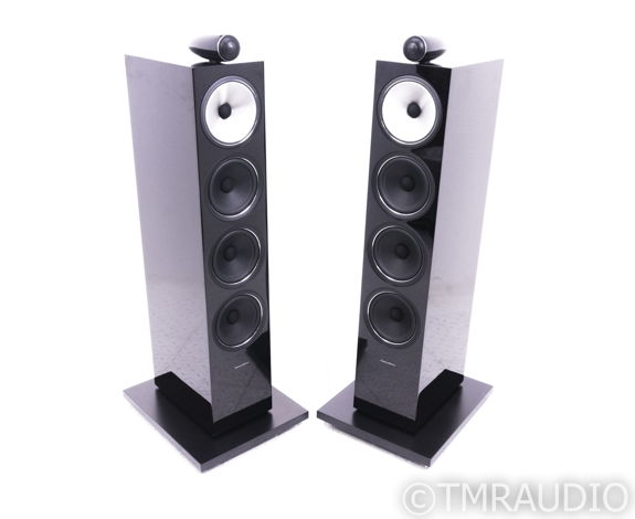 B&W 702 S2 Floorstanding Speakers; Gloss Black Pair; 70...