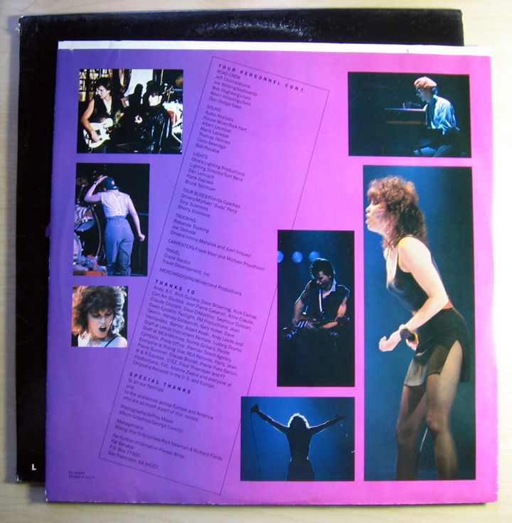 Pat Benatar - Live From Earth 1983 NM- Vinyl LP Chrysal... 3