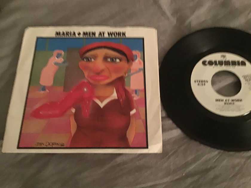 Men At Work  Maria Promo 45 With Picture Sleeve