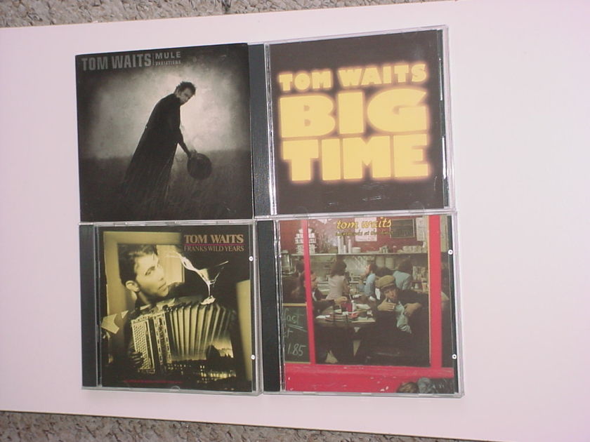 Tom Waits cd lot of 4 cd's Mule variations Big time Nighthawks Franks wild years