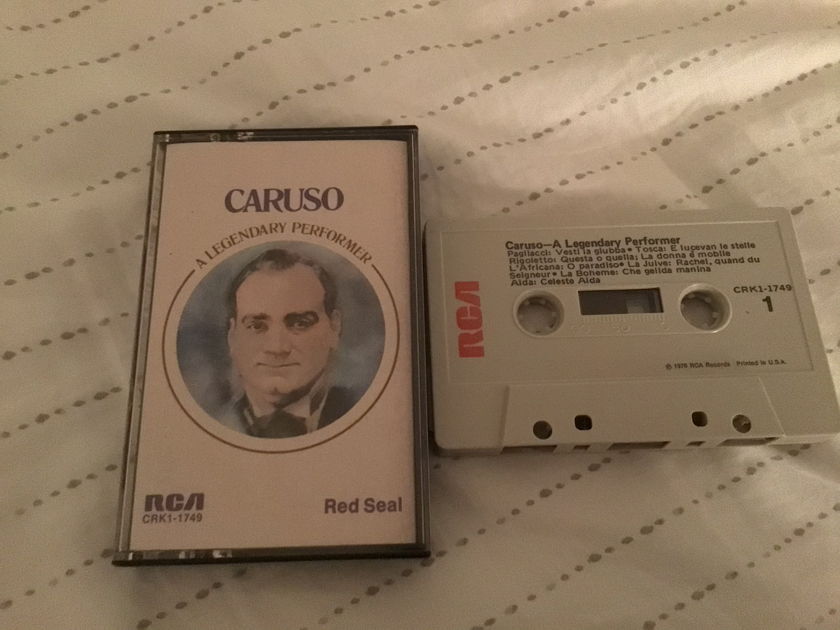 Caruso RCA Pre Recorded Cassette  A Legendary Performer
