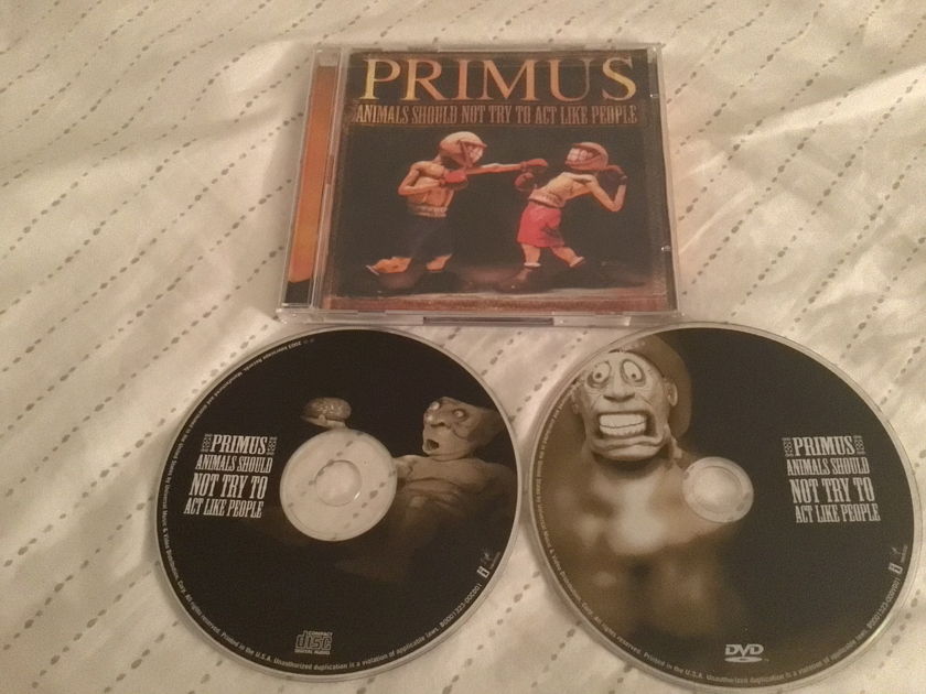 Primus CD/DVD Combo Animals Should Not Try To Act Like People