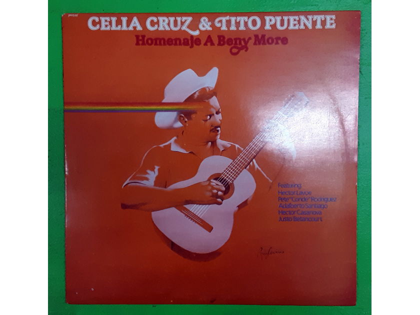 Celia Cruz & Tito Puente - Homenaje A Beny More Vol. III 1985 US LATIN Vinyl LP Vaya Records JMVS 105