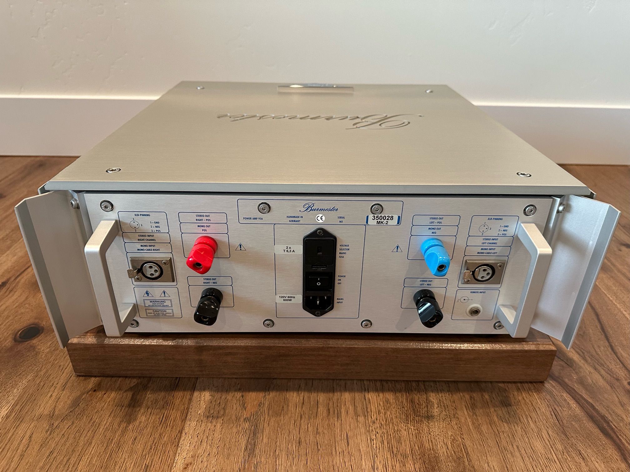 Burmester 956 mkII stereo power amplifier. *** Almost 7... 6