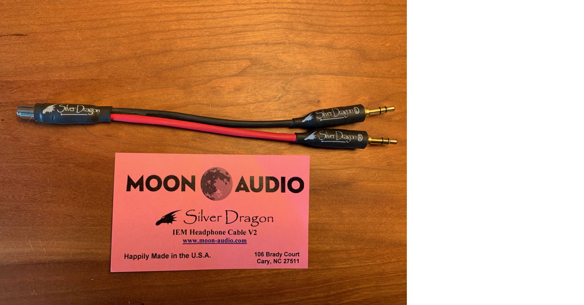 Moon Audio Silver Dragon Headphone Cable A... For Sale | Audiogon