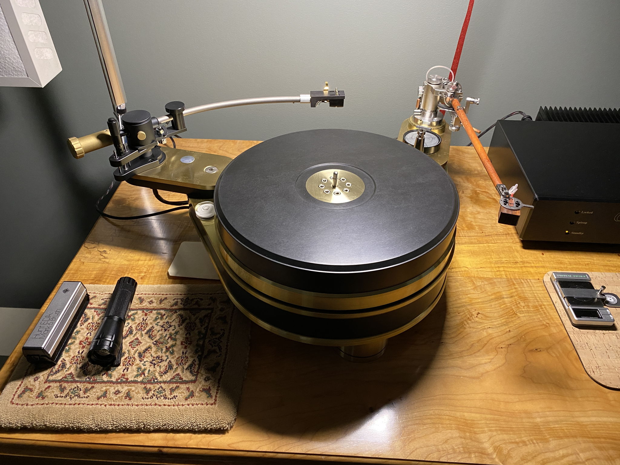 Teres Audio - Certus Direct Drive DD440 - 130lbs of solid brass and paper phenolic. 