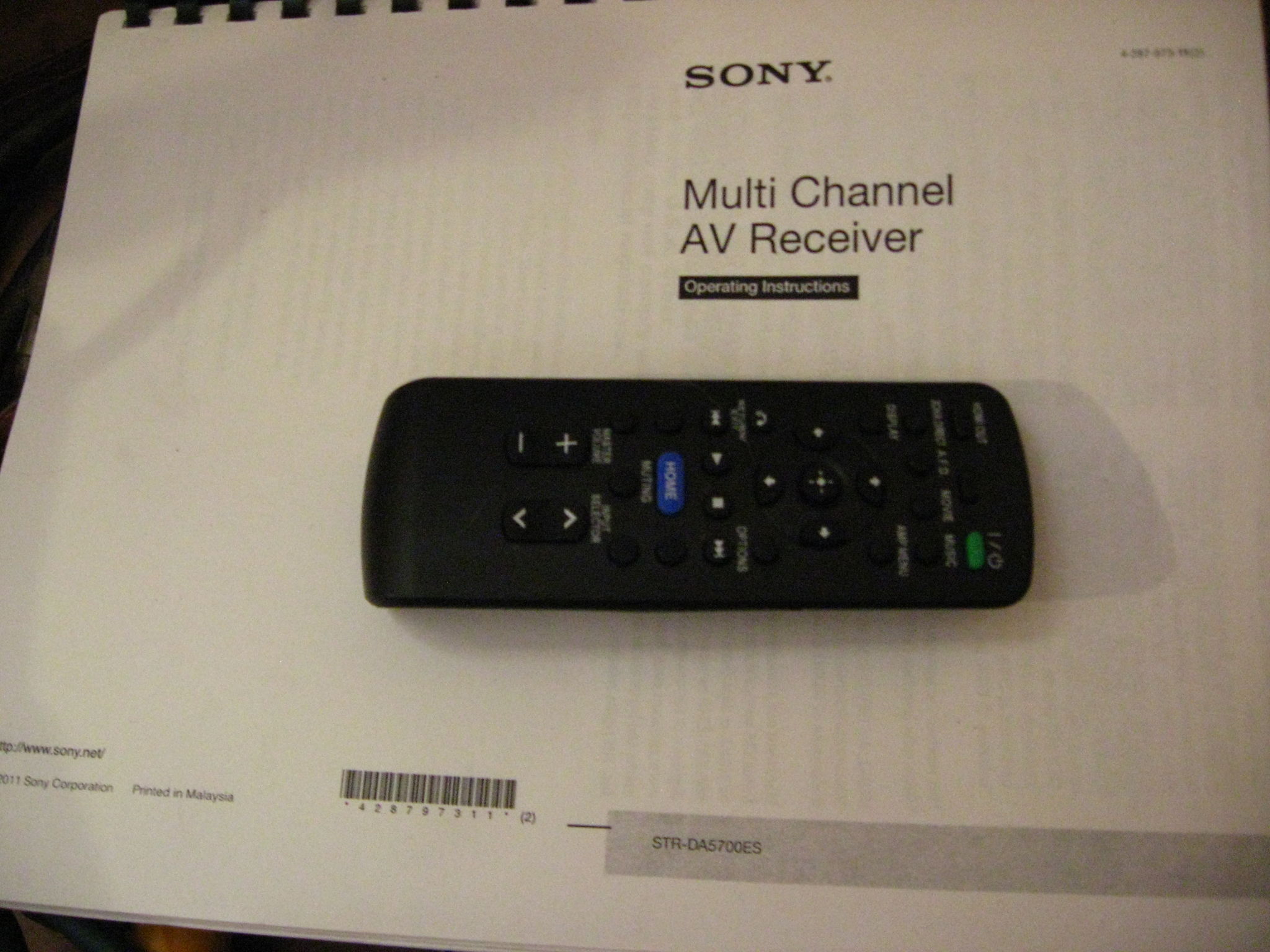 Sony str da 5700 es 4