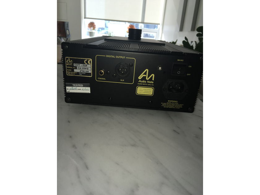 Audio Note (UK) CDT-2 in mint condition