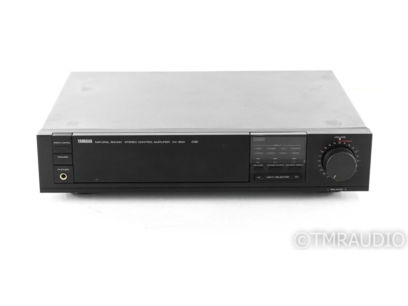 Yamaha CX-800/U Vintage Stereo Preamplifier; CX800U; MM / MC Phono; Remote (22718)