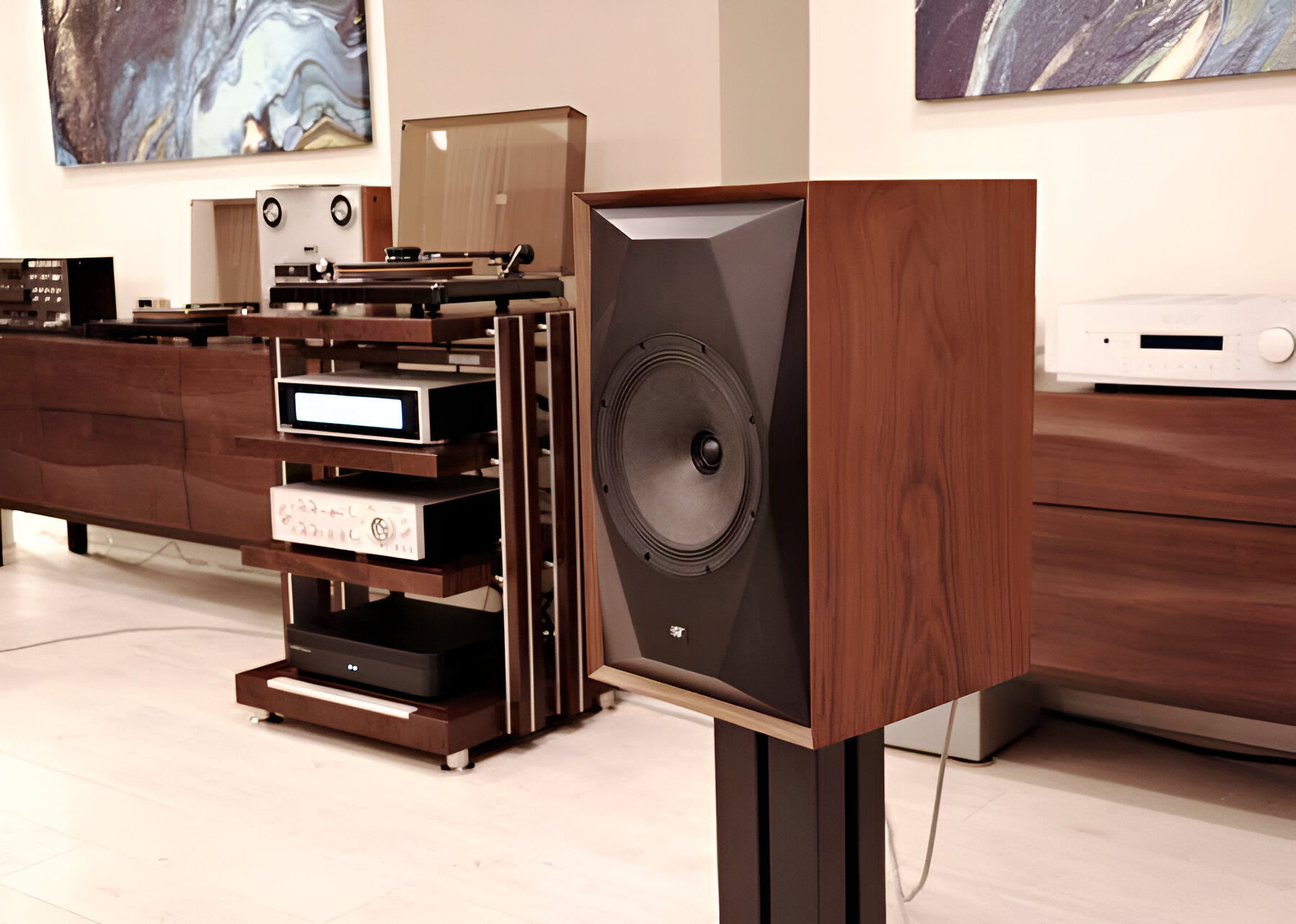 MoFi Electronics SourcePoint 8 - Walnut Finish - Pair 7