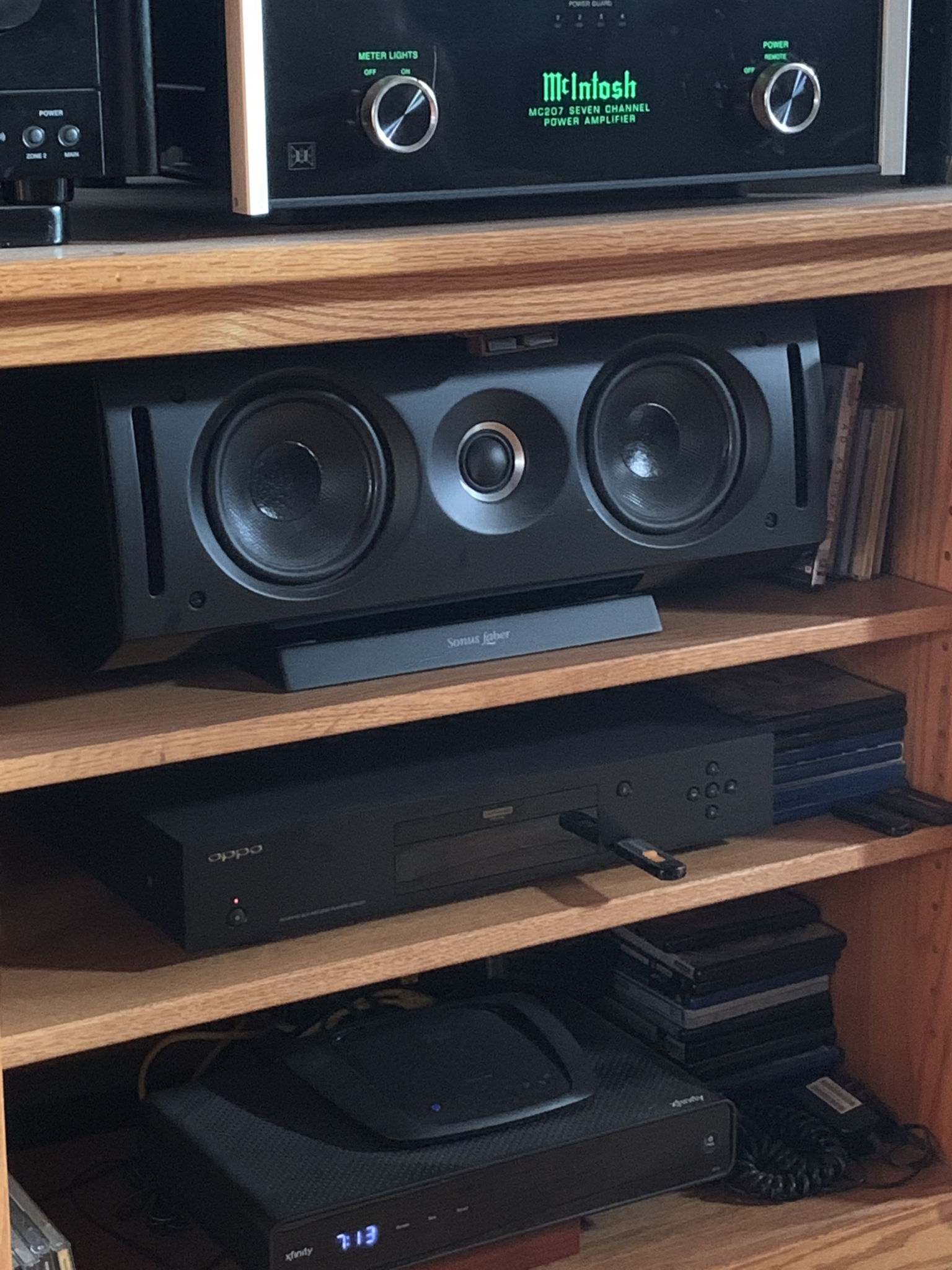 Sonus-Faber Venere center channel, Oppo UDP-203