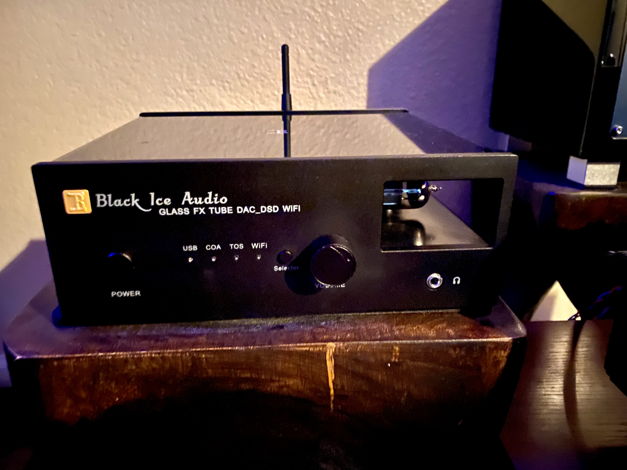 Black Ice Audio Glass FX Tube Dac - DSD-WiFI