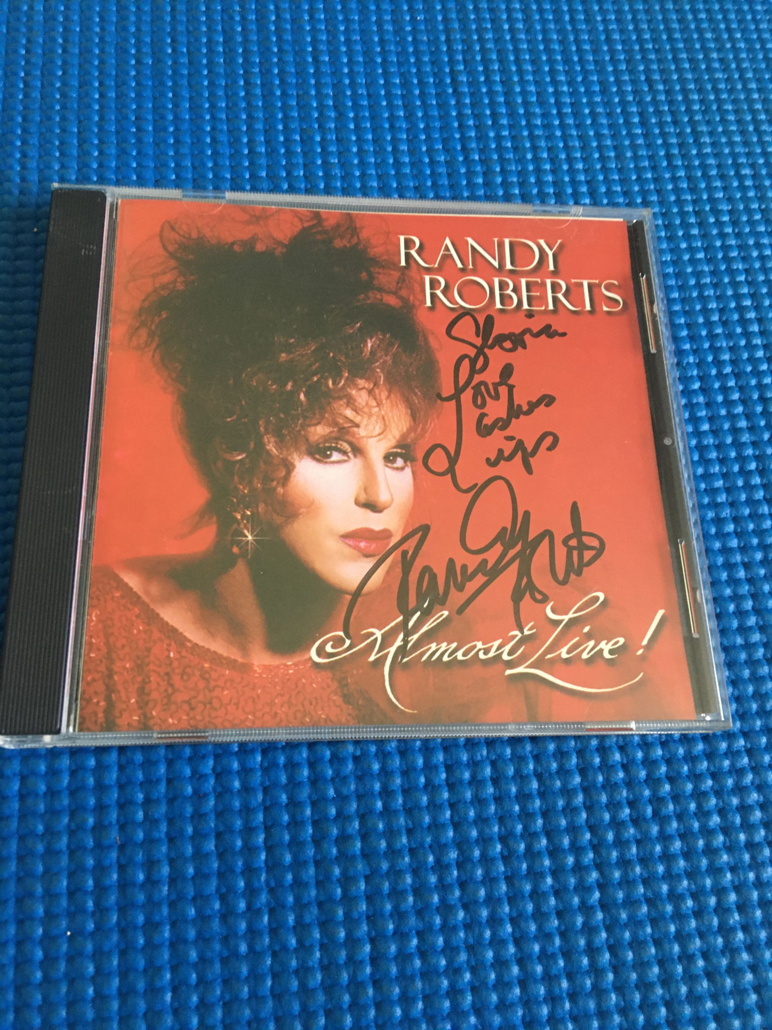 Randy Roberts signed autographed cd  Almost live 1999