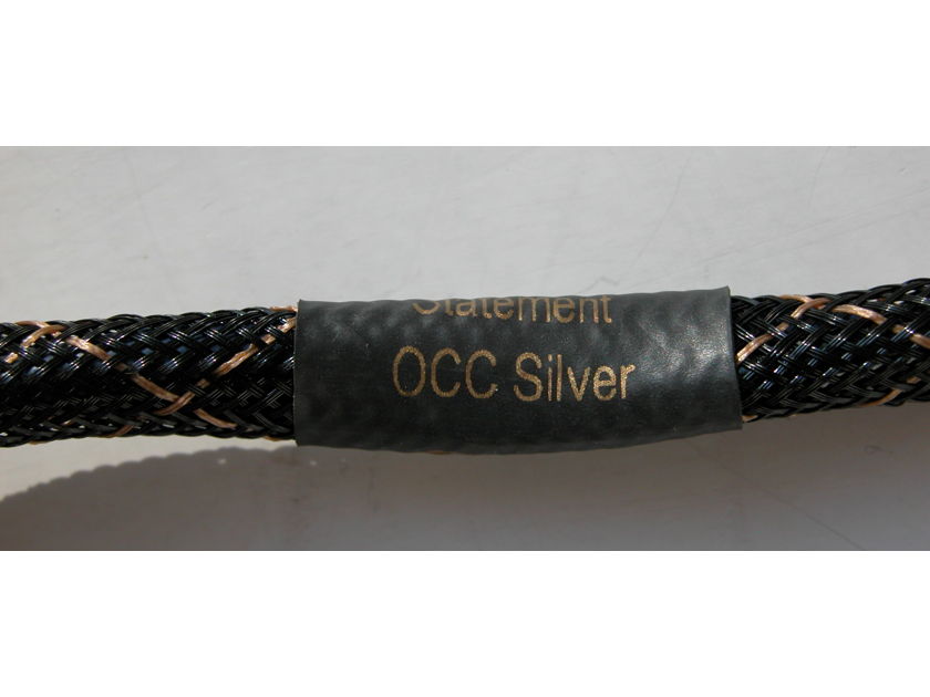 Audio Sensibility Statement OCC Silver USB Digital Cable .7 Meter Original Owner