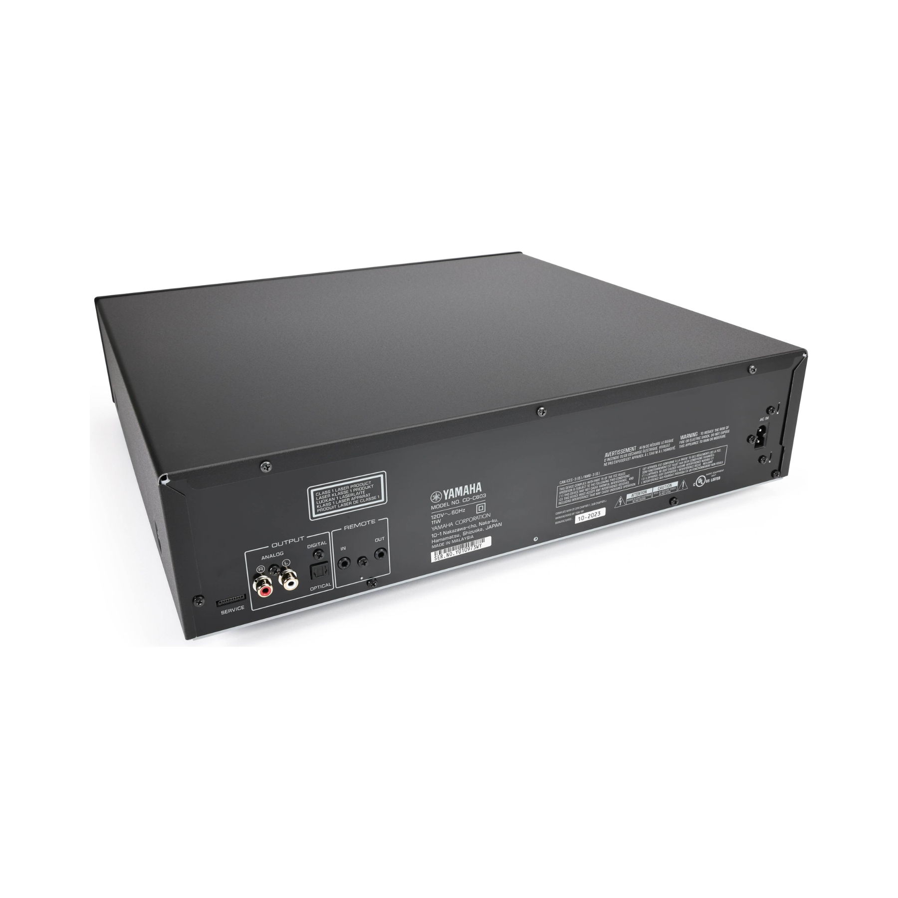 Yamaha CD-C603 - 5-Disc CD Changer with USB Playback 2