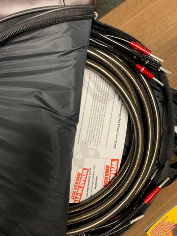 Chord Company Epic X Speaker Cables, 3M w/Banana Termin...