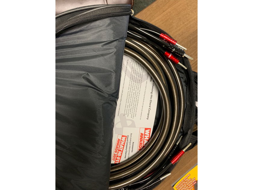 Chord Company Epic X Speaker Cables, 3M w/Banana Termination