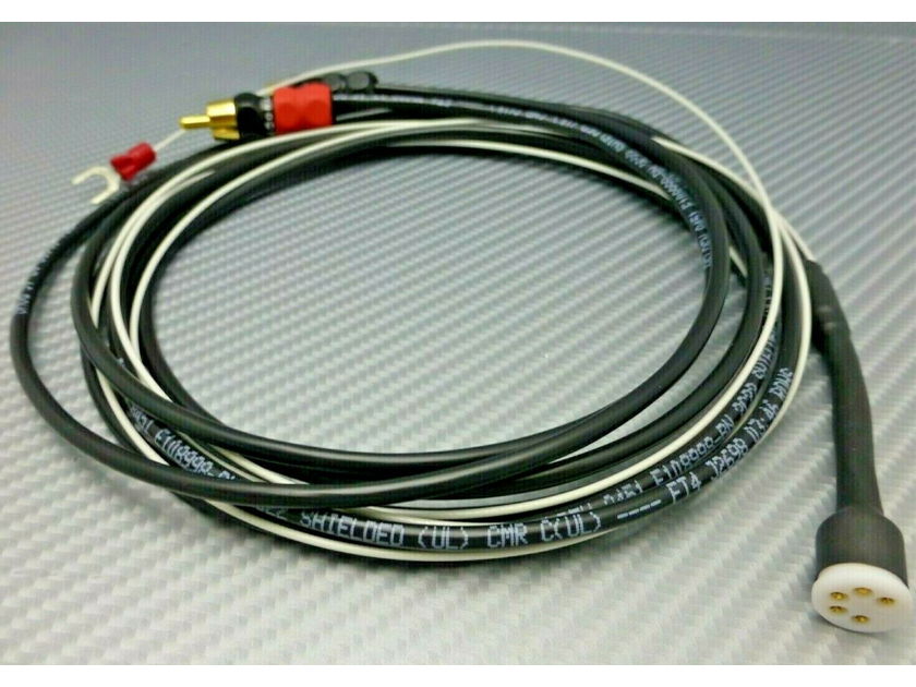 Cardas Belden 1.5 meter Tone Arm Phono Cable 5 pin Female DIN to Wireworld RCAs