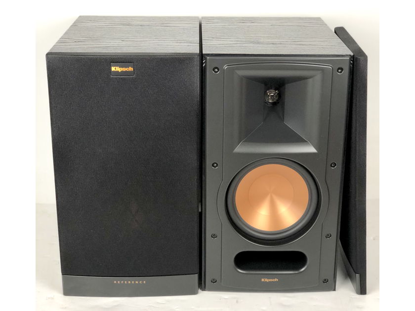 KLIPSCH RB-61 II 2-Way 8-Ohms Bookshelf Stereo Speakers Monitors EBONY FINISHED!!  (Pair)