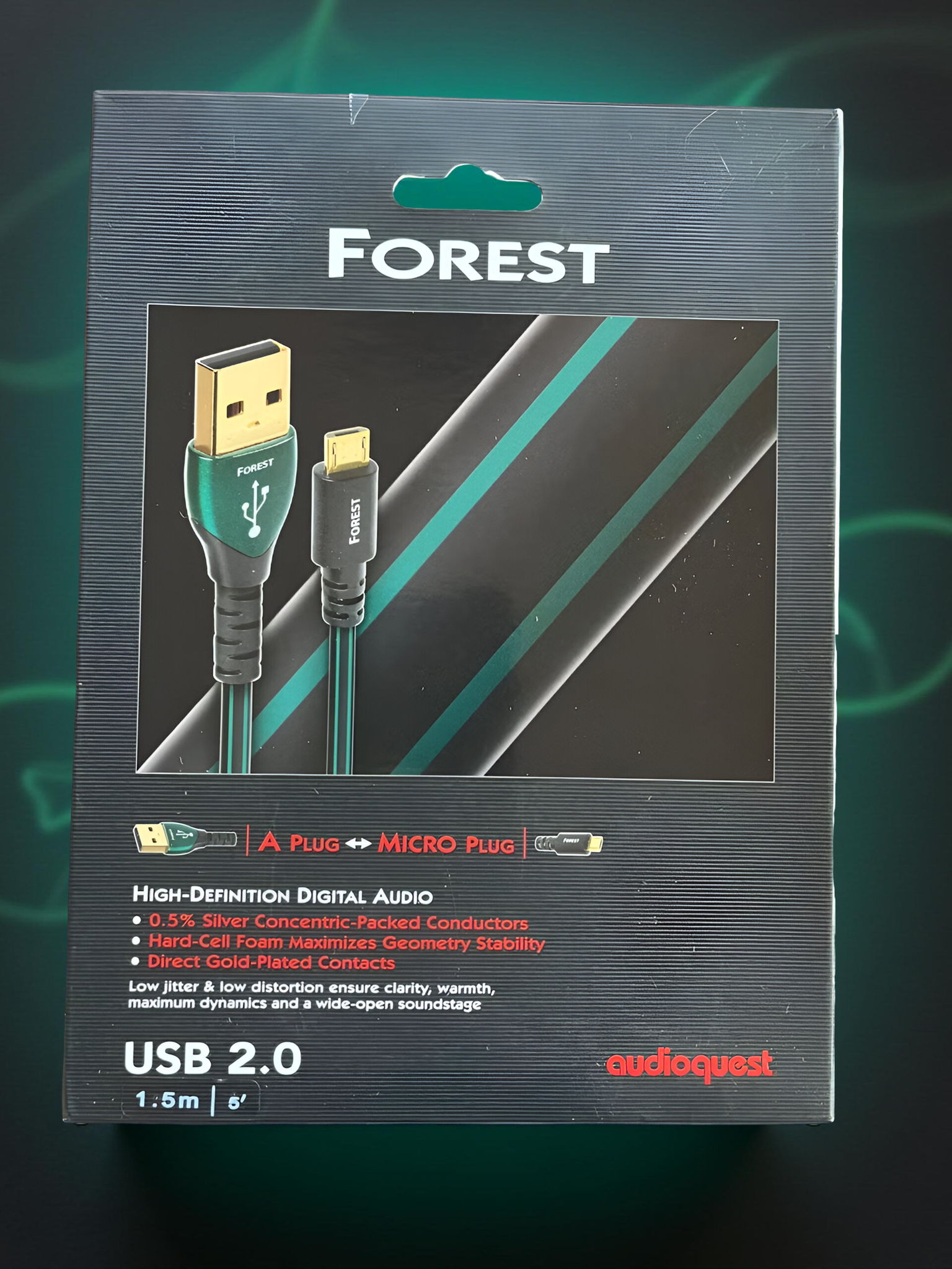 AudioQuest Forest Micro USB Cable - USB-A to Micro-B, 1... 3