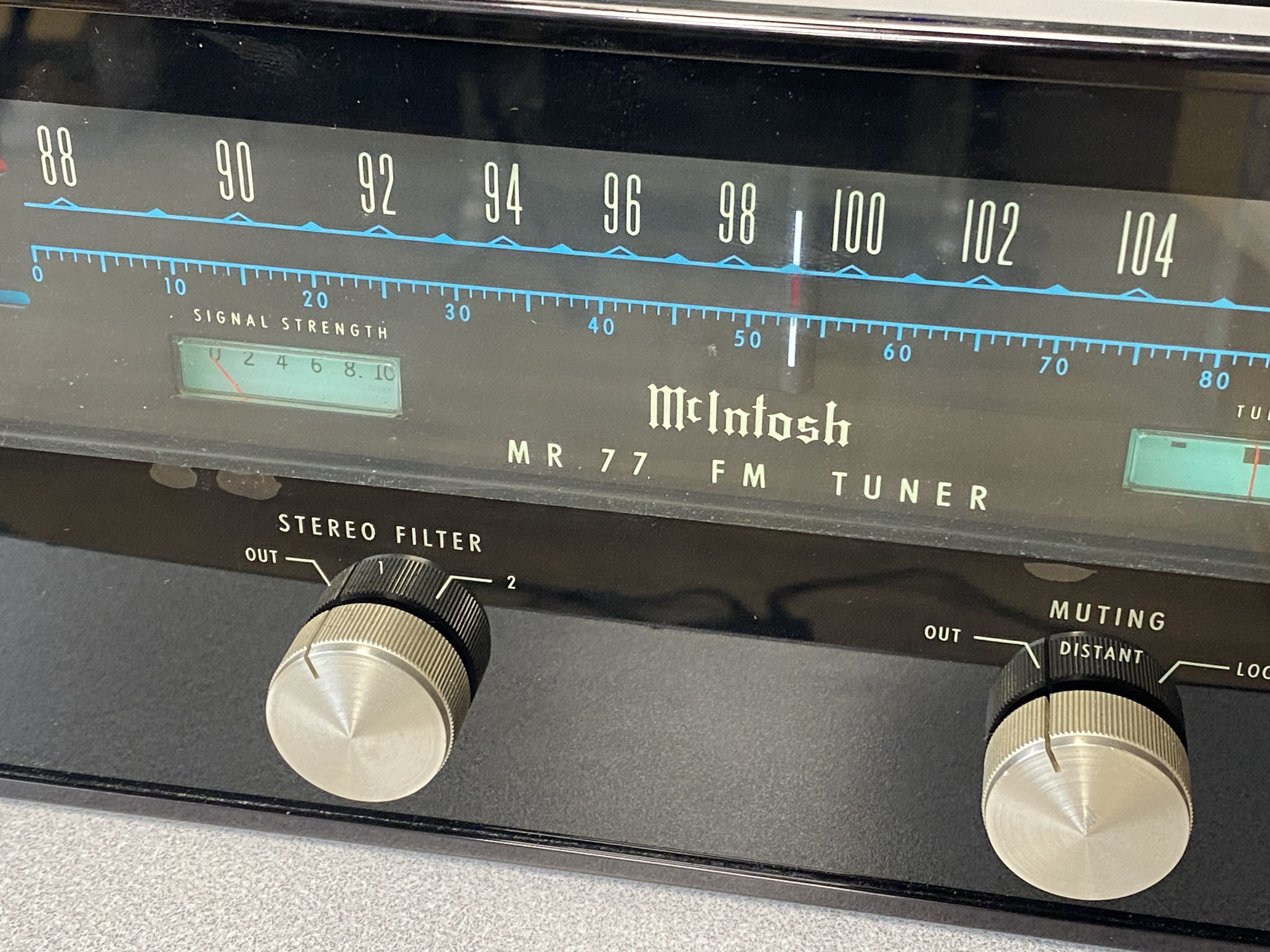 McIntosh MR 77 FM Vintage Stereo Tuner w/ walnut wood c... 12