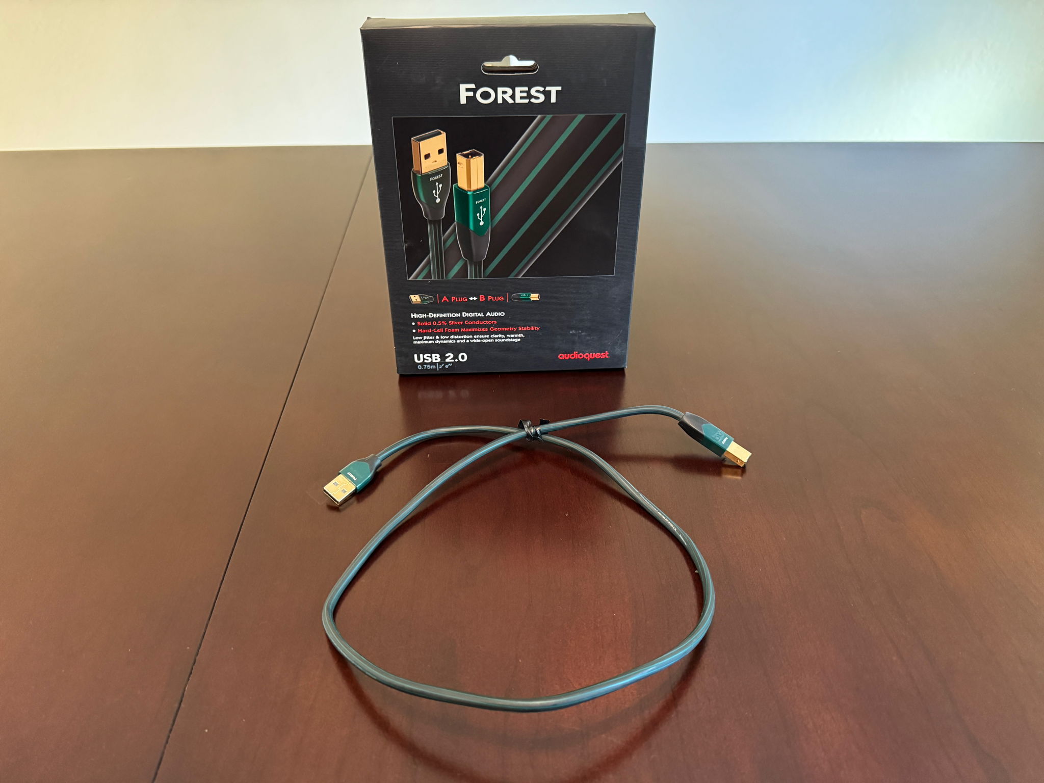 AudioQuest 0.75 m Forest USB-A > B High-Definition Audi... 2