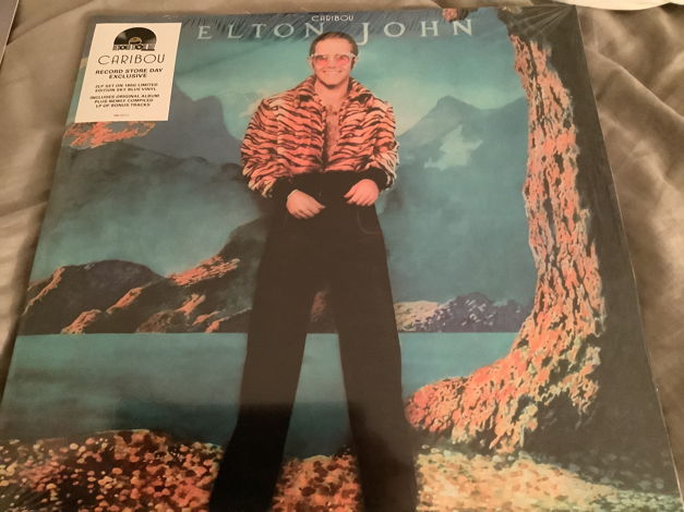 Elton John Record Store Day 2LP Light Blue Vinyl  Caribou