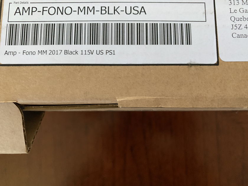 Rega Fono MM Moving Magnet Preamplifier- Brio-R Style Case in Black  - NEW IN BOX!