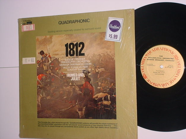 QUADRAPHONIC  lp record Eugene Ormandy Tchaikovsky 1812...