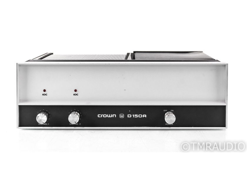 Crown D150A Vintage Stereo Power Amplifier; D-150-A (29767)