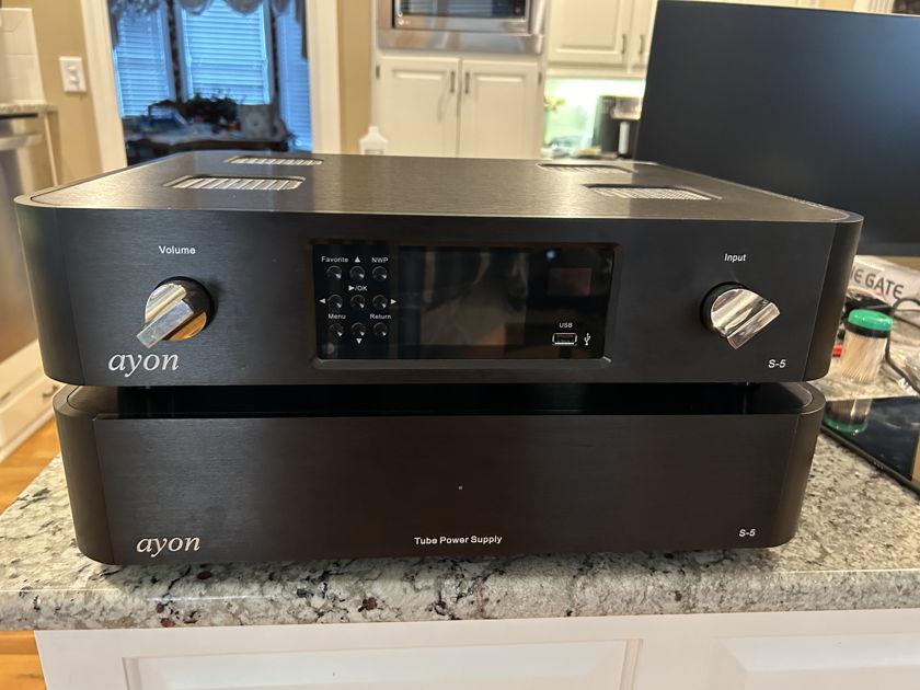 Ayon Audio S-5 Network Player Streamer with Reflector 6H30 Tubes