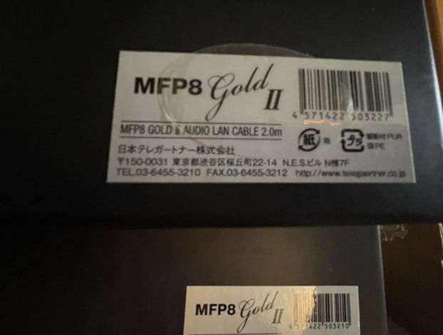 Telegartner MFP8 Gold II Audio Ethernet Cables (1m and ...