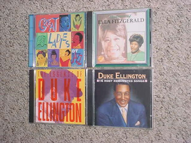 JAZZ CD lot of 4 cd's - Ella Fitzgerald Duke Ellington ...