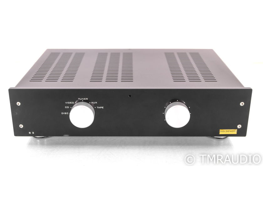 Goldenote S3 Stereo Integrated Amplifier; Remote (Gold Note) (48344)