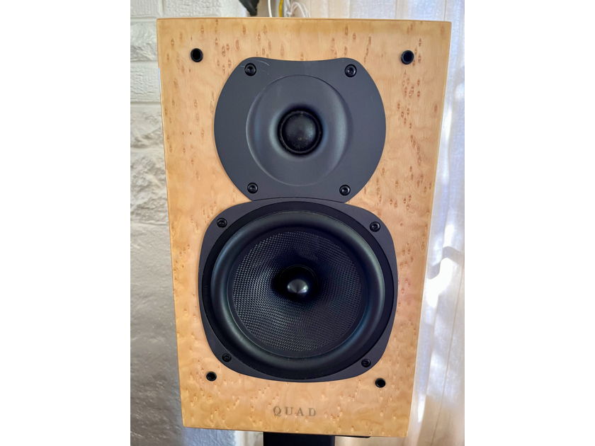 Quad 12-L2 Loudspeakers, Maple Finish (Original Owner)
