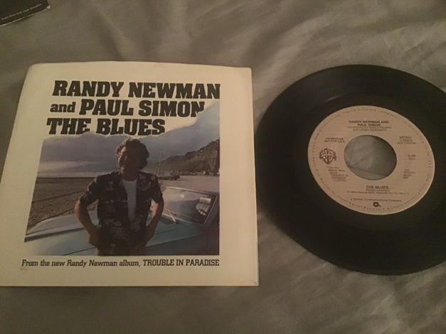 Randy Newman Paul Simon Promo Mono/Stereo 45 With Pictu...