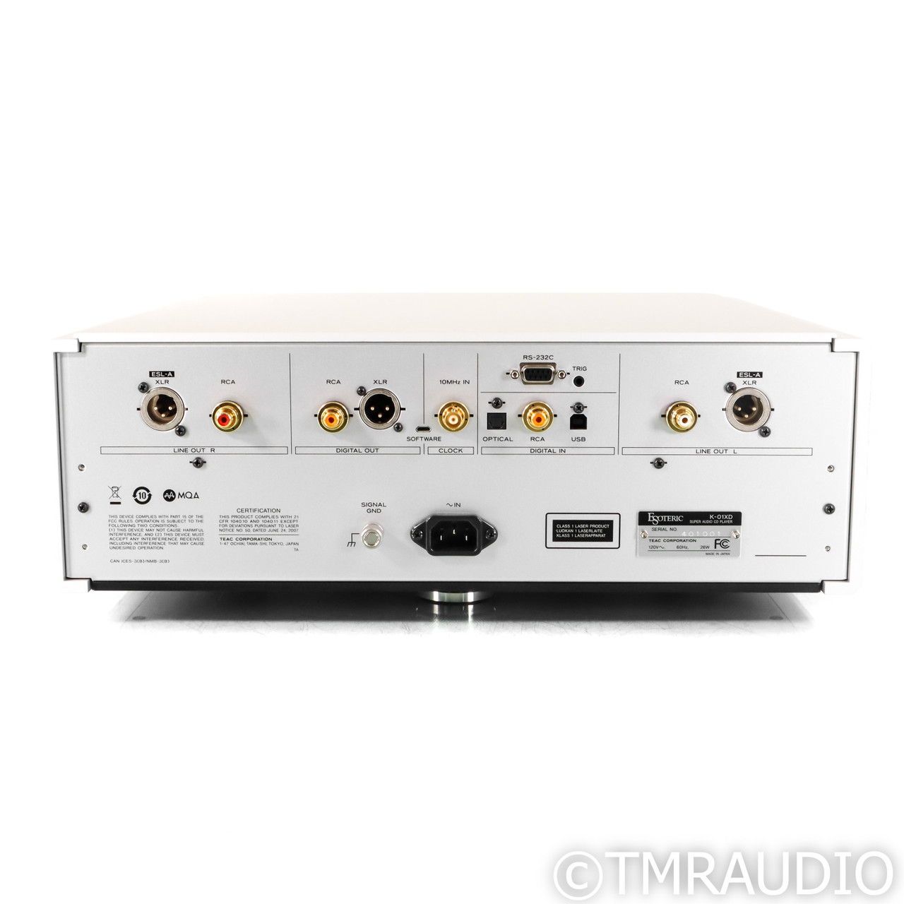 Esoteric Audio K-01XD SACD & CD Player (68871) 5