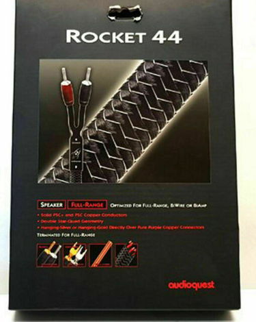 AudioQuest Rocket 44 (15 Feet) Pair Full Range Silver B...