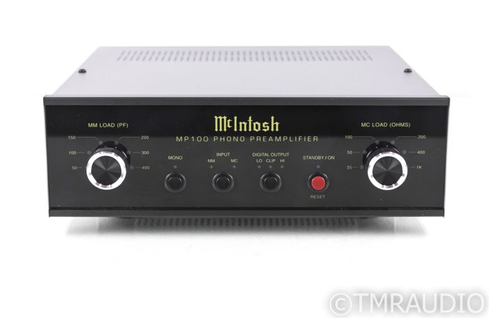 McIntosh MP100 MM / MC Phono Preamplifier; MP-100; Mint...