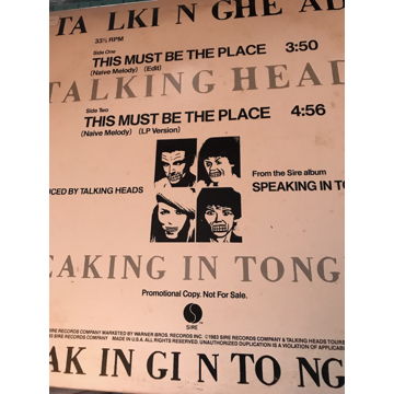 **RARE!** Talking Heads “This Must Be The Place **RARE!...