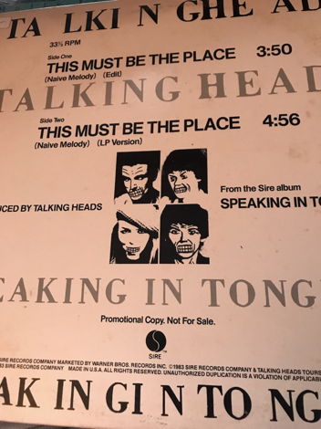 **RARE!** Talking Heads “This Must Be The Place **RARE!...
