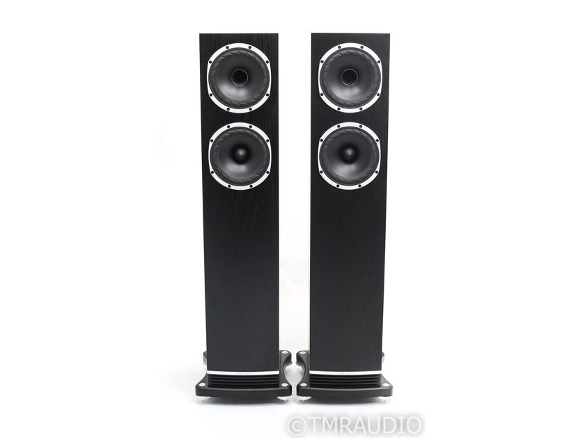 Fyne Audio F501 Floorstanding Speakers; F-501; Black Oak Pair (41662)