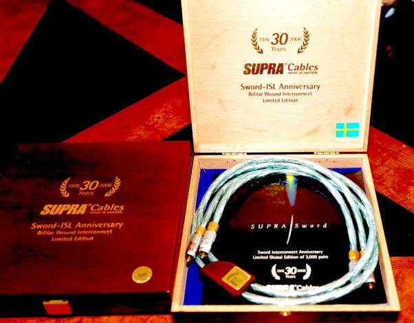 Supra Cables Sword- IFL Anniversity 1m RCA's