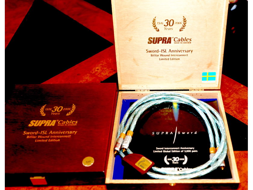 Supra Cables Sword- IFL Anniversity 1m RCA's