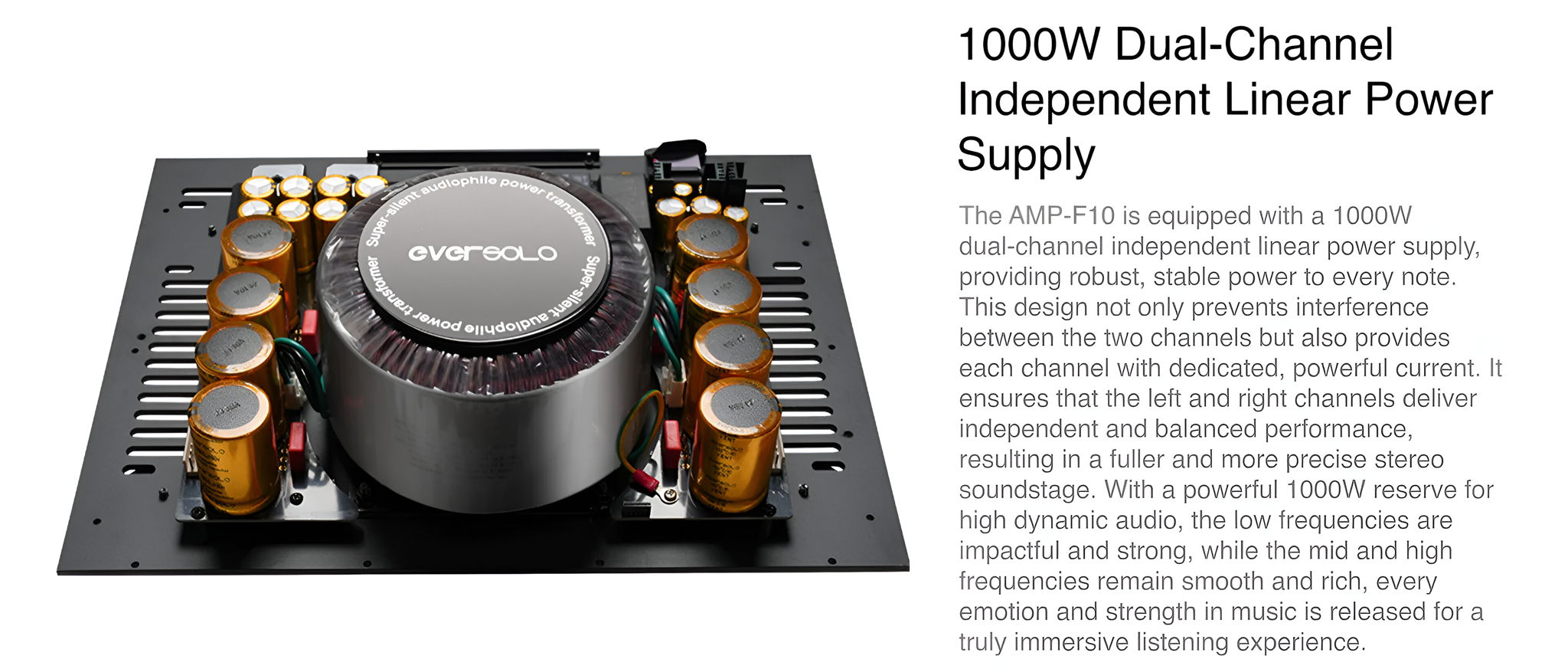 EverSolo AMP-F10 Stereo 200/350WRMS Power Amplifier - i... 12