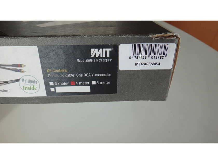 MIT Matrix 3 Subwoofer Cable 4 Meter- New