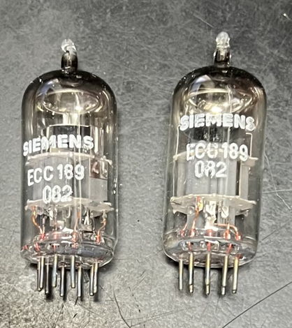 10 pieces: German Siemens NOS  7DJ8 or ECC 189 or  6ES8...