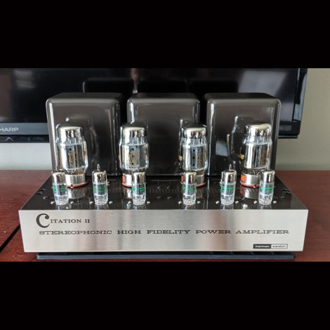 Harman Kardon Citation II Amplifier -- Exceptional Rest...